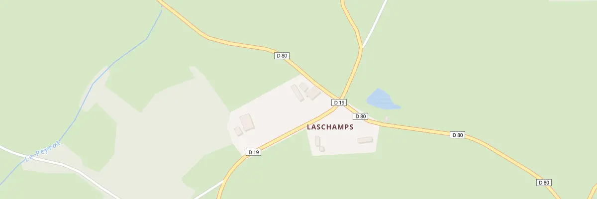 Plan du 4 Laschamps à Saint-Pardoux-le-Neuf