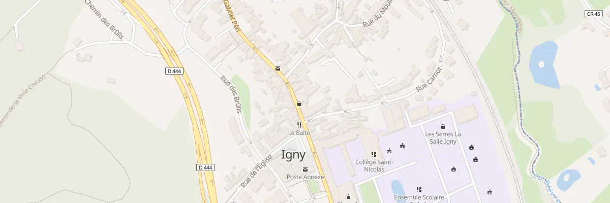 Plan du 6 Rue Gabriel Péri à Igny