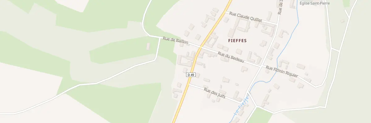 Plan du 7 Rue de Doullens à Fieffes-Montrelet
