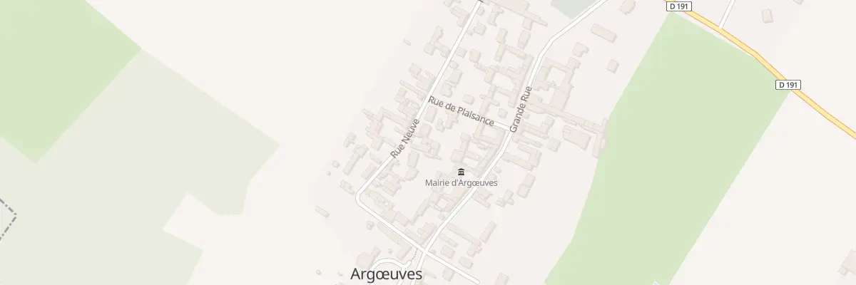Plan du 26 Rue Neuve à Argœuves