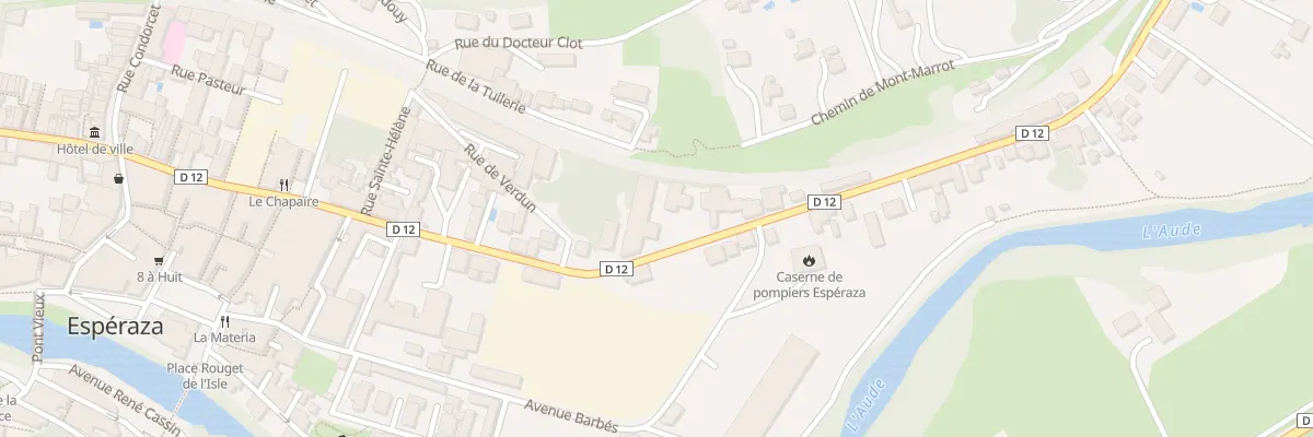 Plan du 7 Av de Carcassonne à Espéraza
