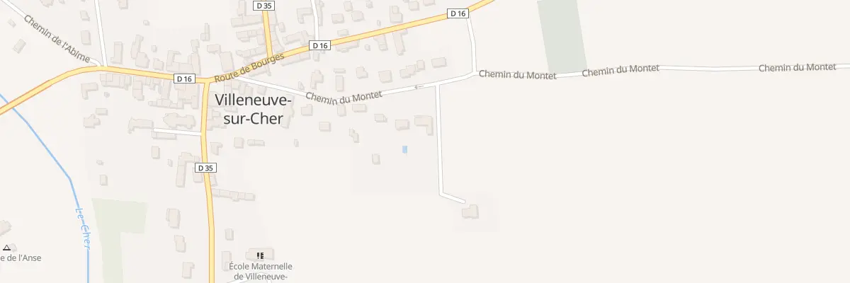 Plan du 24 Che du Montet à Villeneuve-sur-Cher