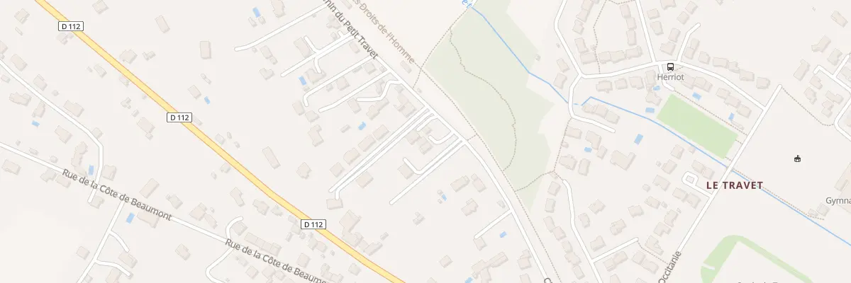 Plan du 49 Che du Petit Travet à Castres