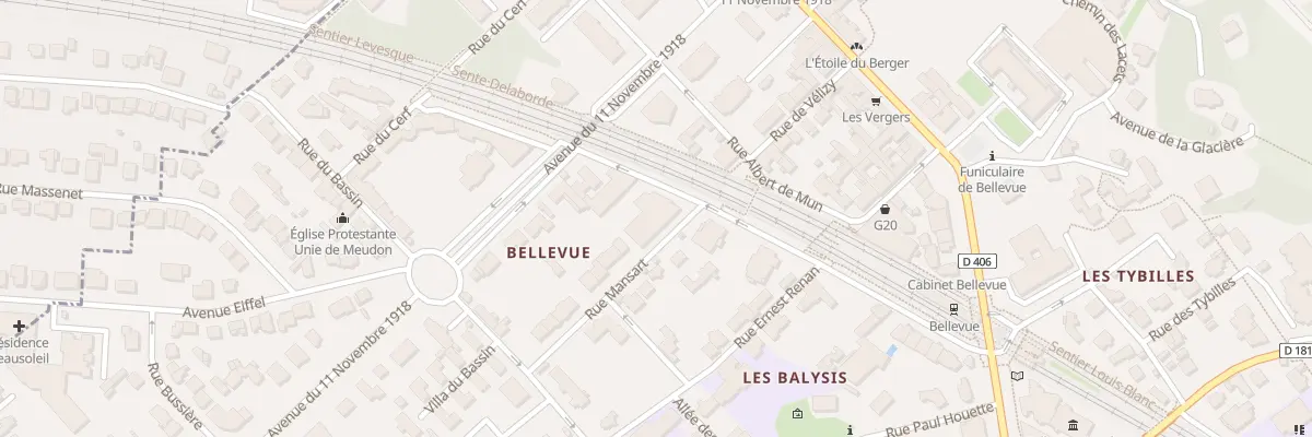 Plan du 2T Rue Dumont d’Urville à Meudon