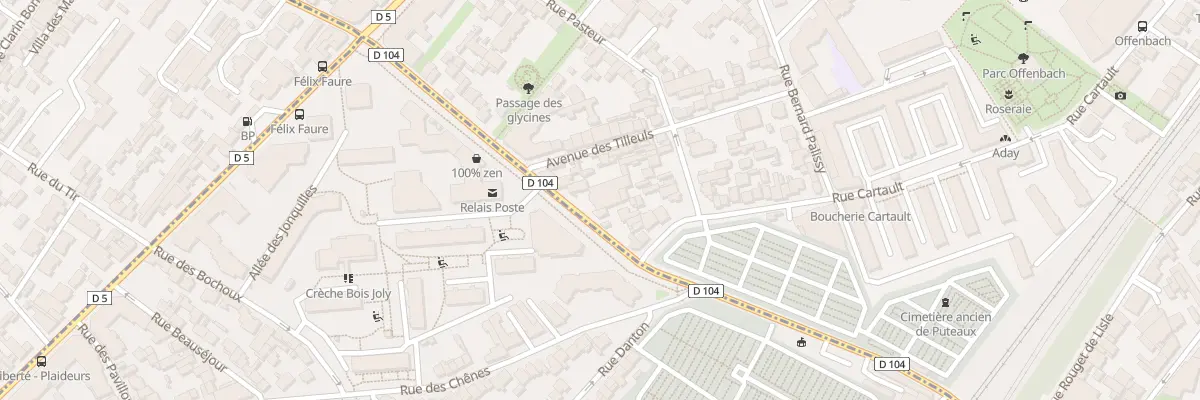Plan du 52 Rue des Bas Rogers à Puteaux