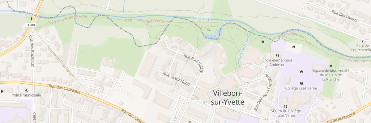 Plan du 20 Rue Paul Valéry à Villebon-sur-Yvette