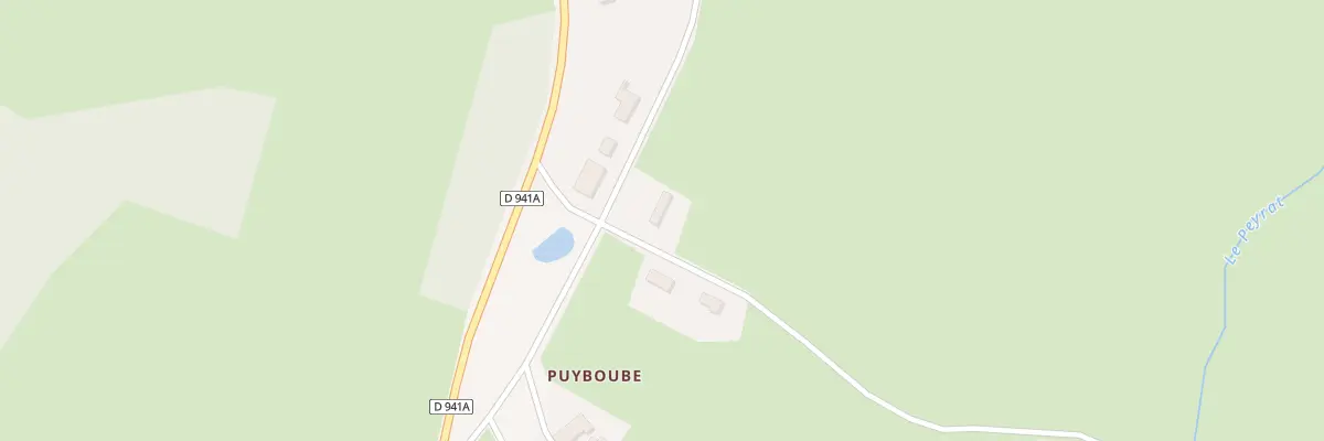 Plan du 6 Puyboube à Saint-Alpinien
