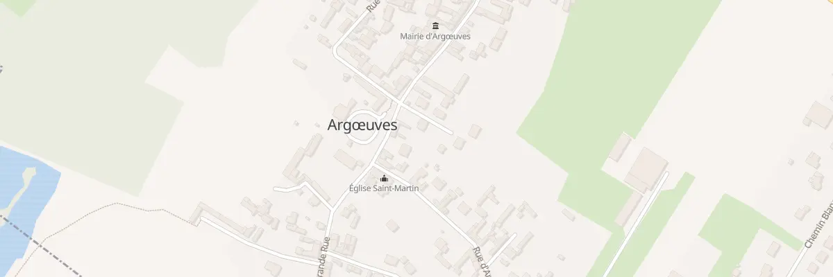 Plan du 28 Gr Grande Rue à Argœuves