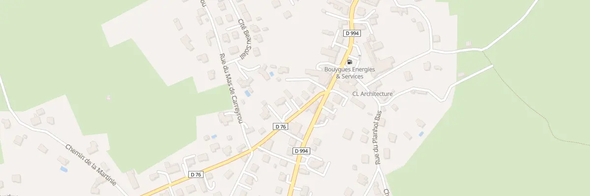 Plan du 6 Rte de Pachins à Montbazens