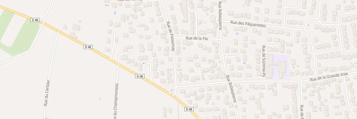Plan du 10 Rue de Passemay à Argenteuil