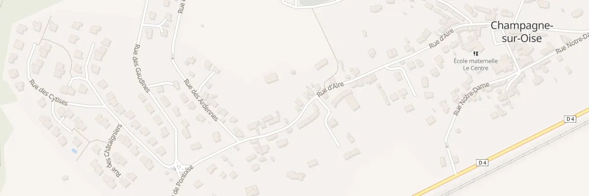 Plan du 36 Rue d’Aire à Champagne-sur-Oise