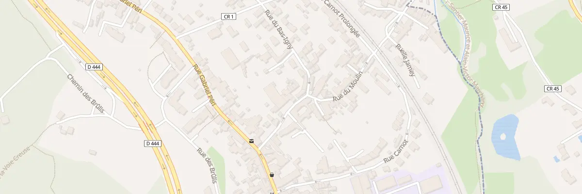 Plan du 15B Rue du Moulin à Igny
