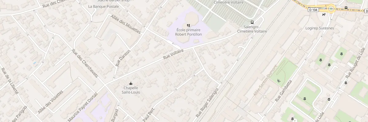 Plan du 43 Rue Voltaire à Suresnes
