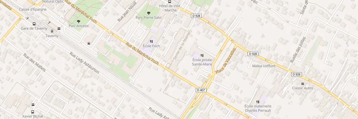 Plan du 138 Rue du Maréchal Foch à Taverny
