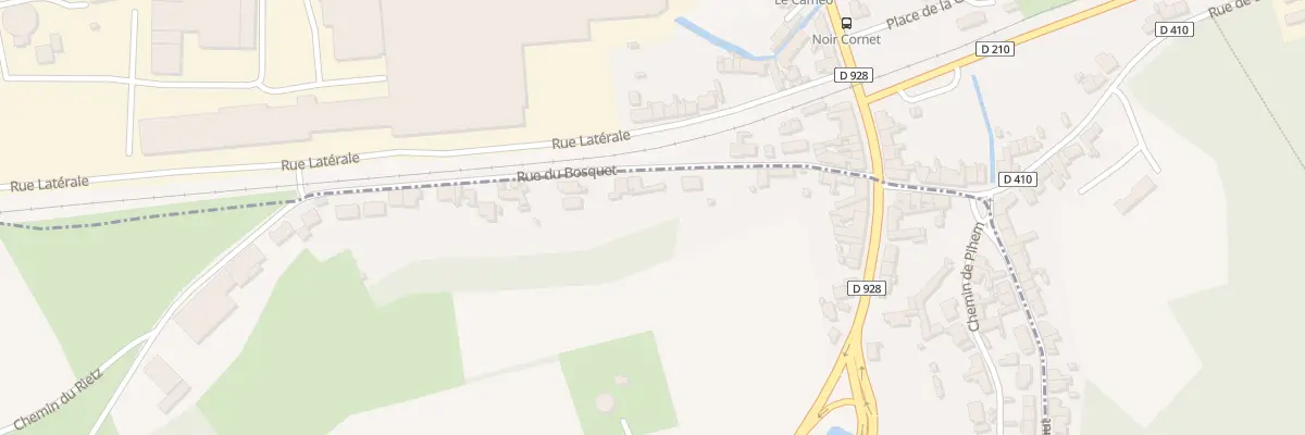 Plan du 7 Rue du Bosquet à Hallines