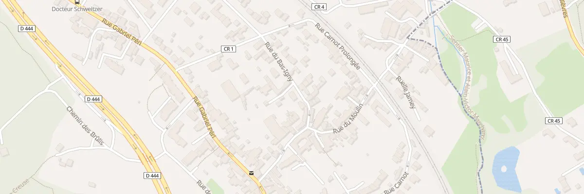 Plan du 9001 Rue du Bas Igny à Igny
