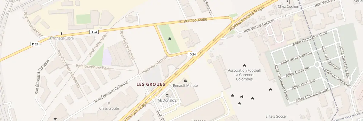 Plan du 121 Av François Arago à Nanterre