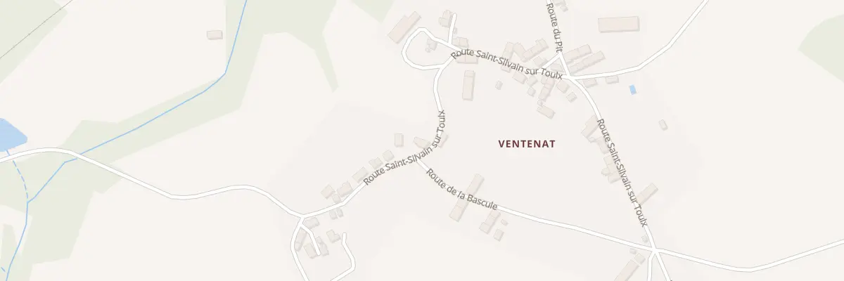 Plan du 30 Rte St Silvain S/Toulx Ventena à Trois-Fonds