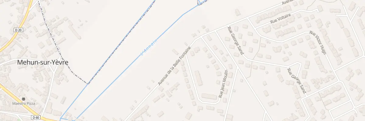 Plan du 41 Rue Jean Moulin à Mehun-sur-Yèvre