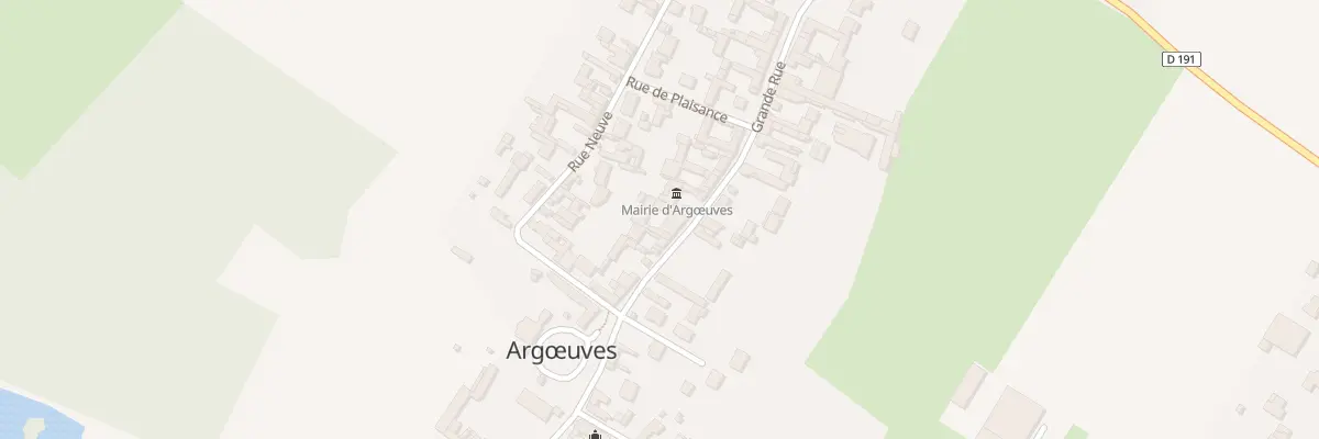 Plan du 29 Gr Grande Rue à Argœuves