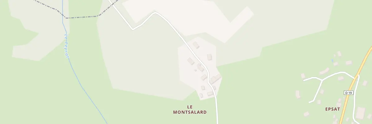 Plan du 9 Le Montsalard à Saint-Pardoux-le-Neuf