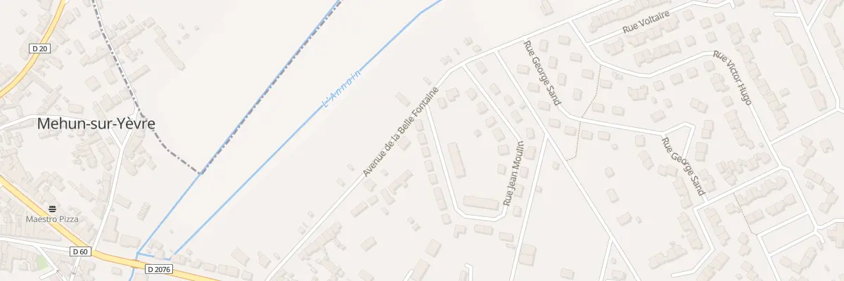 Plan du 39 Rue Jean Moulin à Mehun-sur-Yèvre
