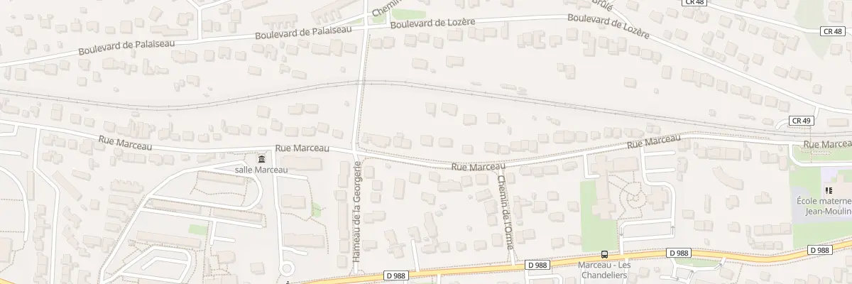 Plan du 56 Rue Marceau à Palaiseau