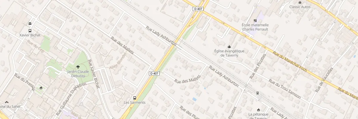 Plan du 76 Rue Lady Ashburton à Taverny