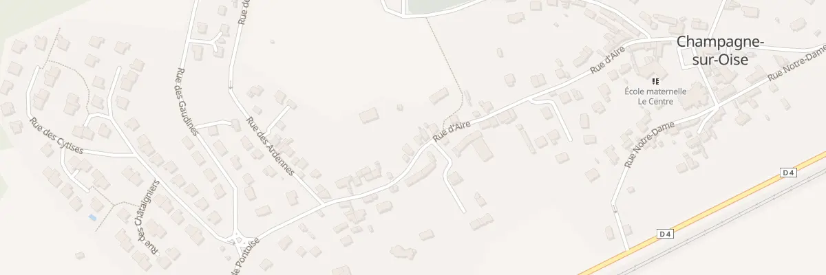 Plan du 34 Rue d’Aire à Champagne-sur-Oise