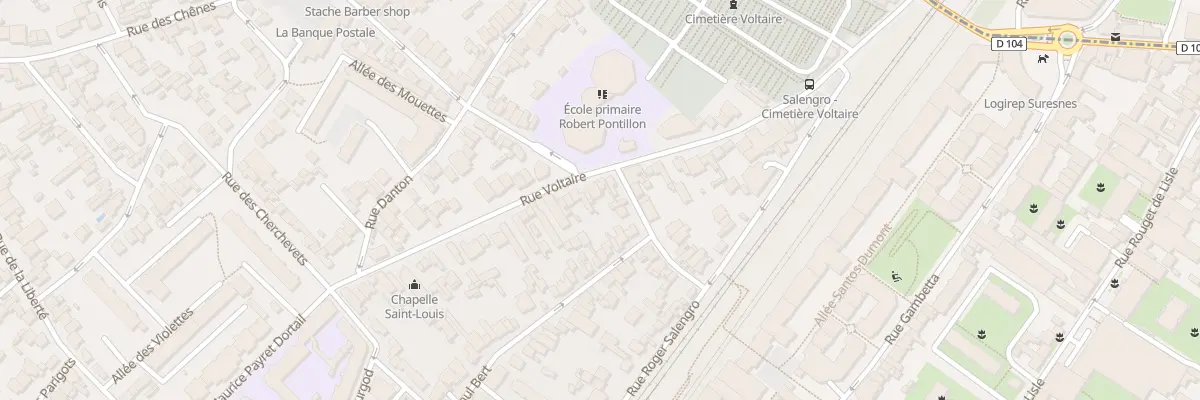Plan du 39 Rue Voltaire à Suresnes