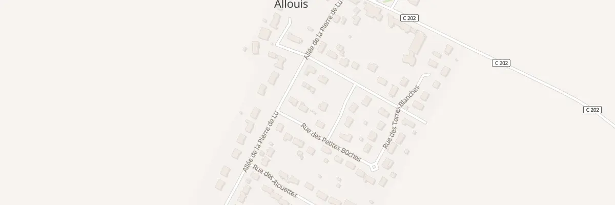 Plan du 10 Rue des Petites Buches à Allouis