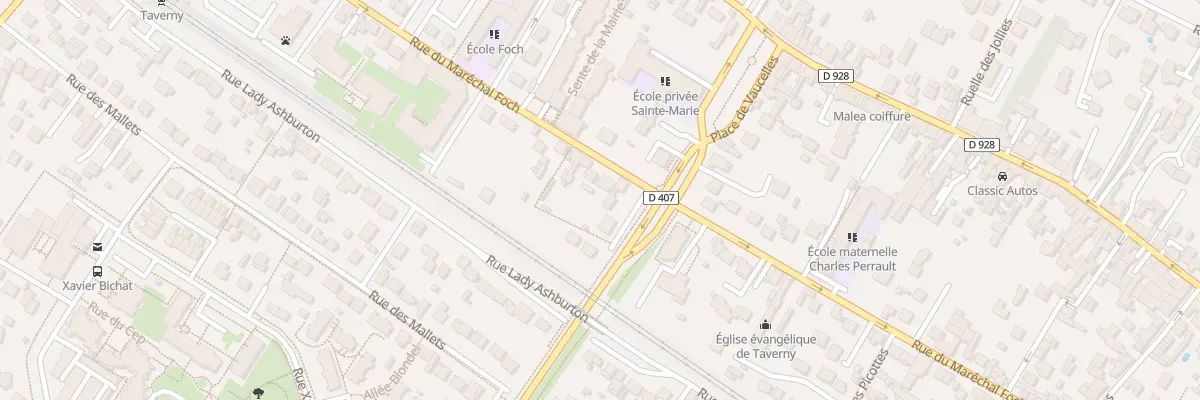 Plan du 113 Rue du Maréchal Foch à Taverny