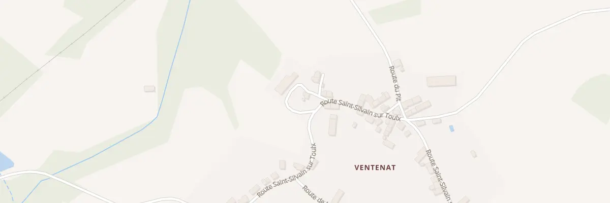 Plan du 28 Rte St Silvain S/Toulx Ventena à Trois-Fonds