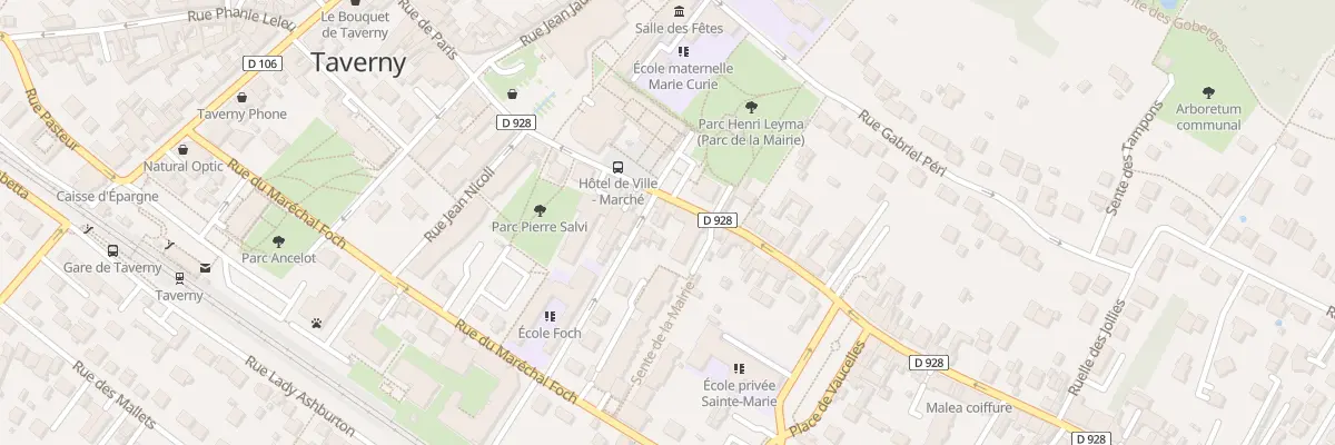 Plan du 175 Rue de Paris à Taverny