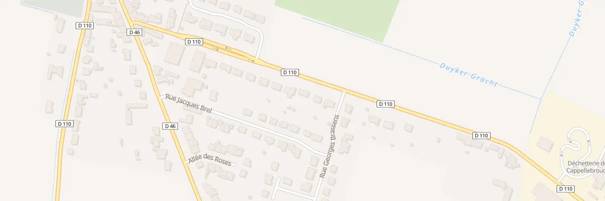 Plan du 1248 Rte de Lynck à Cappelle-Brouck
