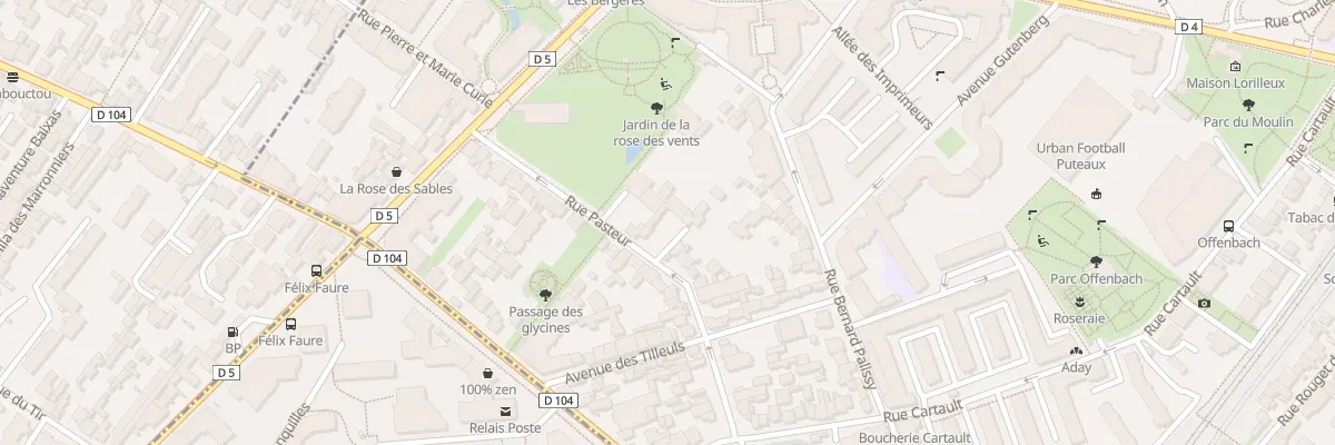 Plan du 36 Rue Pasteur à Puteaux