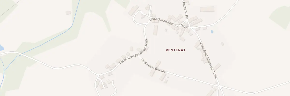 Plan du 23 Rte St Silvain S/Toulx Ventena à Trois-Fonds