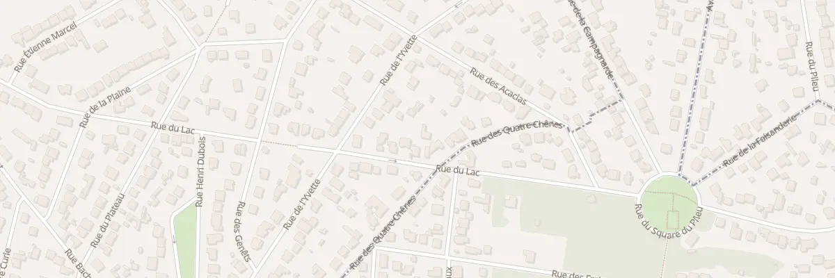 Plan du 33 Rue du Lac à Igny