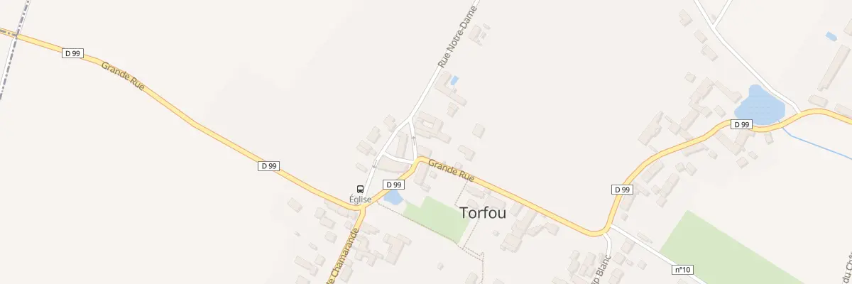 Plan du 2 Rue Traversière à Torfou