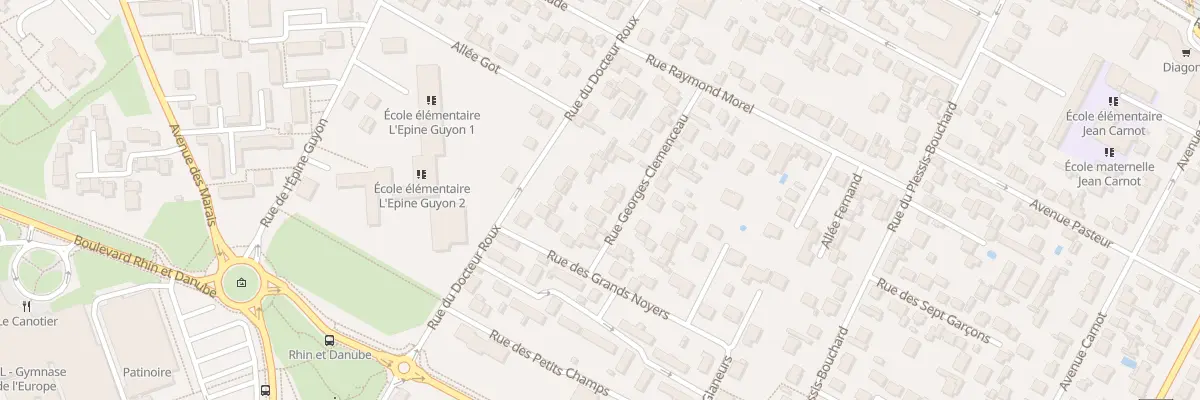 Plan du 5 Rue Georges Clémenceau à Franconville