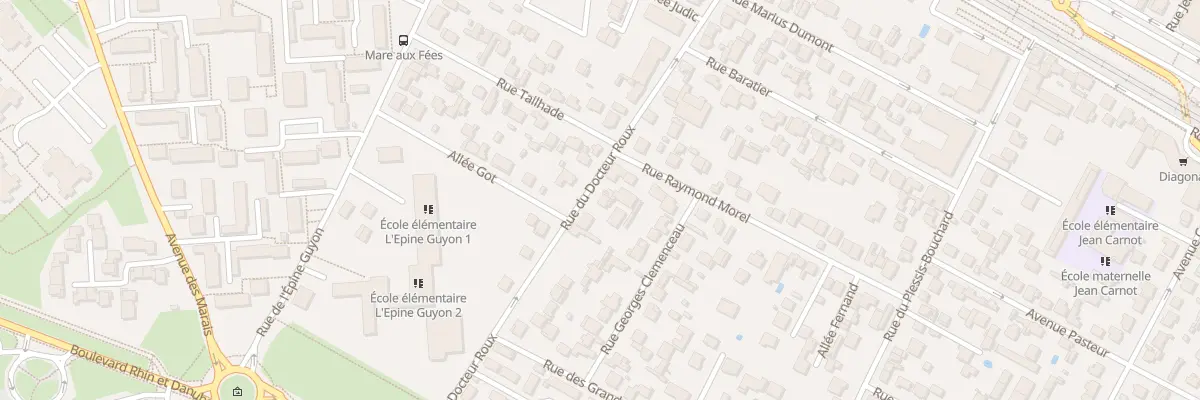 Plan du 52 Rue du Docteur Roux à Franconville