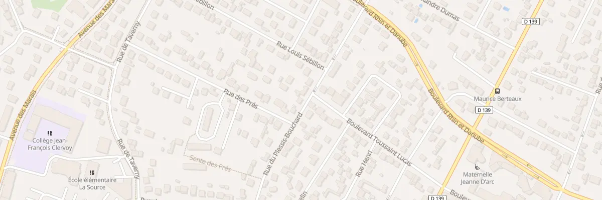 Plan du 55 Rue du Plessis Bouchard à Franconville