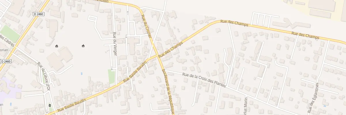 Plan du 2B Rue des Champs à Châteauneuf-sur-Loire