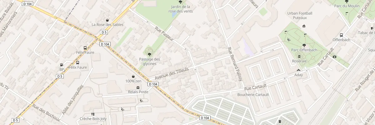 Plan du 21B Rue Pasteur à Puteaux
