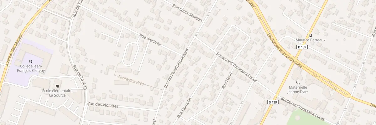 Plan du 52 Rue du Plessis Bouchard à Franconville