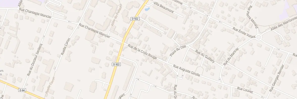 Plan du 11 Rue de la Croix Rouge à L’Isle-Adam