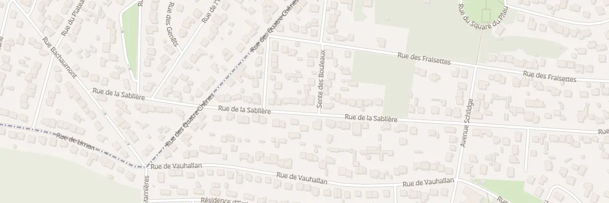 Plan du 100 Rue de la Sablière à Palaiseau