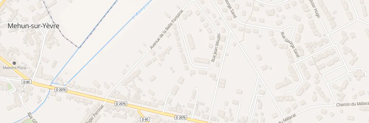Plan du 29 Rue Jean Moulin à Mehun-sur-Yèvre