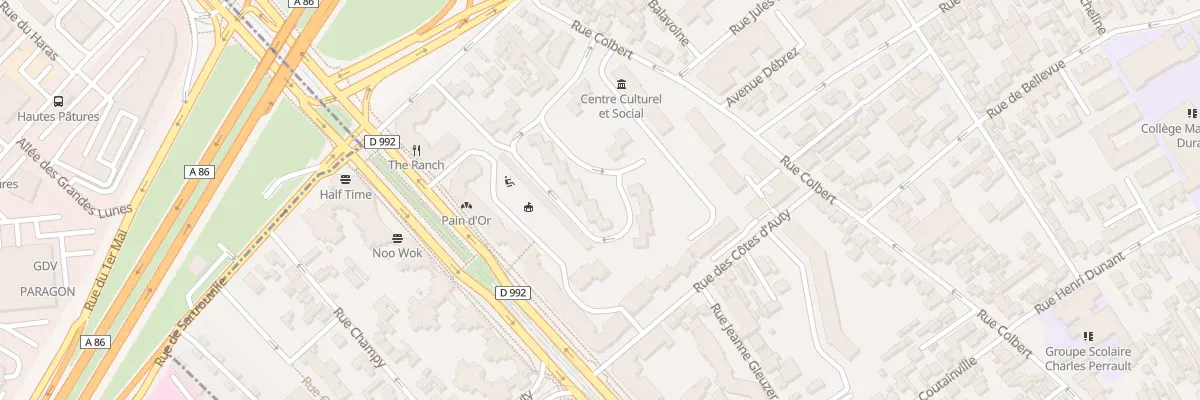 Plan du 24 Rue des Côtes d’Auty à Colombes