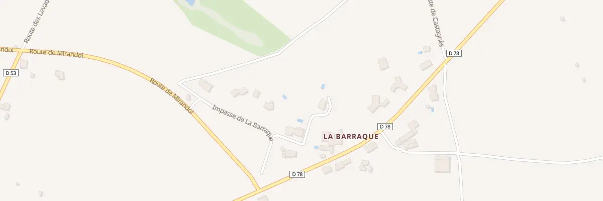 Plan du 201 Imp de La Barraque à Pampelonne